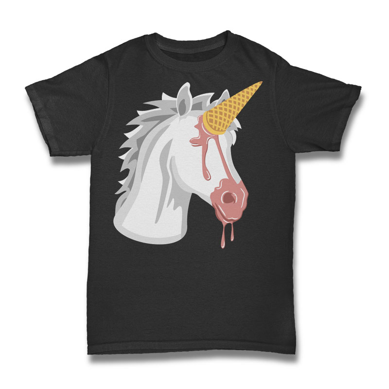 Unicone Tshirt Design t-shirt designs for merch by amazon