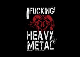 Heavy Metal Vector t-shirt design