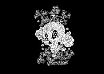 Day of the Dead Vector t-shirt design