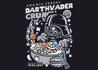 Darth Vader Crunch Tshirt Design