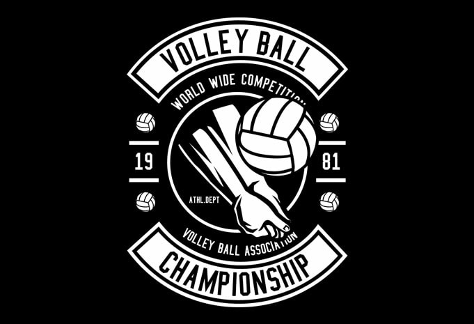 Volley Ball Tshirt Design - Buy t-shirt designs