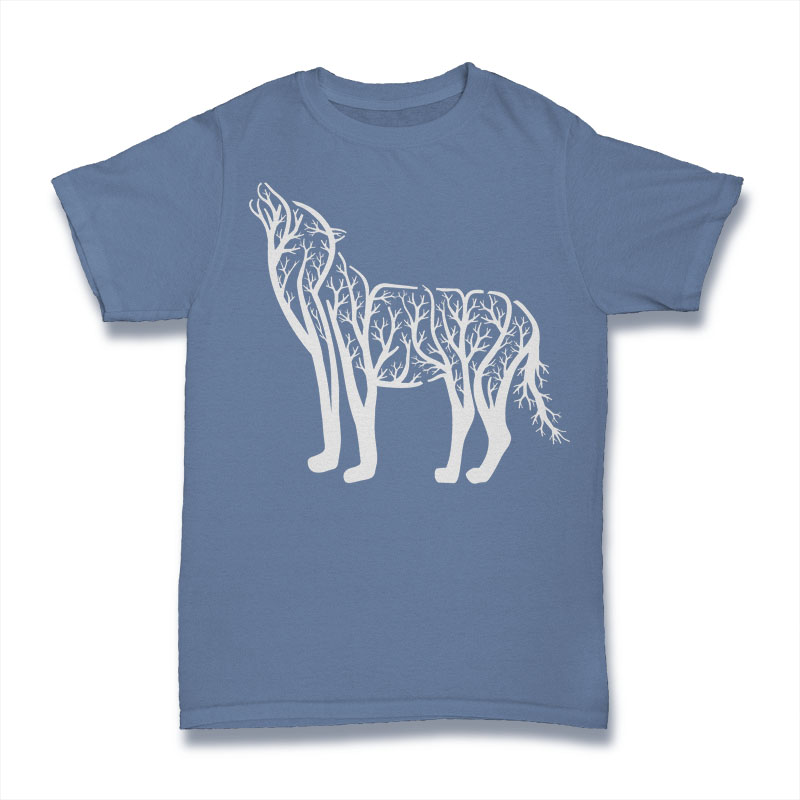 Wolf Tshirt Design buy t shirt design