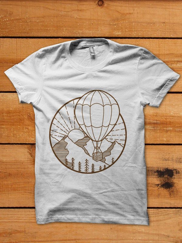 balloon tshirt design tshirt design for merch by amazon