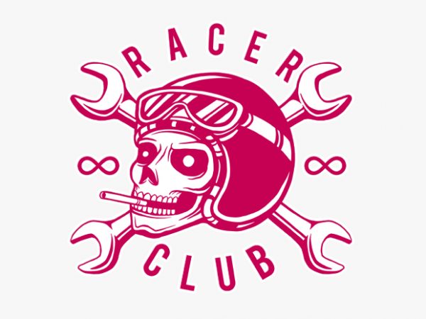 Racer club t shirt design png
