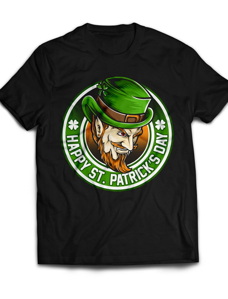 St Patrick t shirt designs for printful