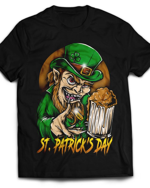 Leprechaun t shirt designs for teespring