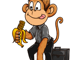 servant monkey t shirt design to buy