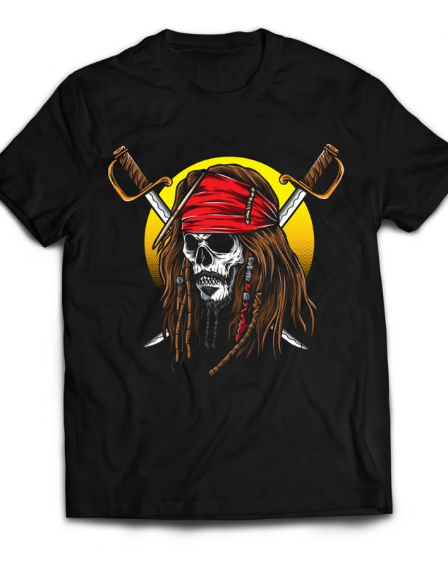 Skull Pirate buy t shirt design