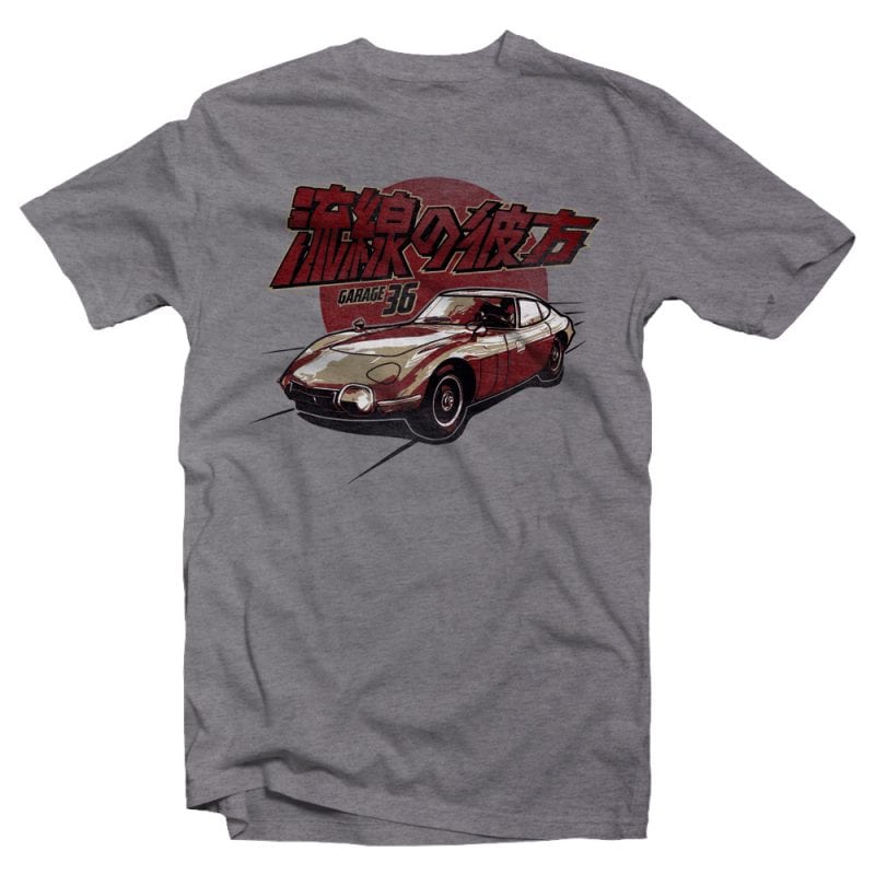 2000 GT vector t shirt design
