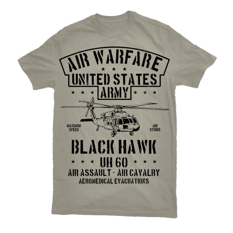 Air Warfare Graphic t-shirt design t shirt designs for merch teespring and printful