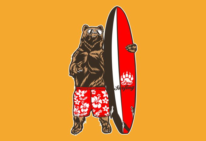 Koala Chess art Cool Surfing Unisex T-Shirt Campfire Tales 