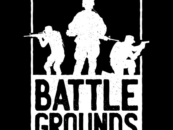Battlegrounds army t shirt design for purchase