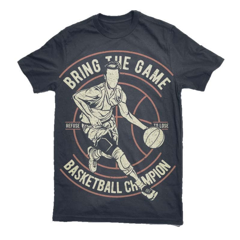 Bring The Game Graphic t-shirt design commercial use t shirt designs