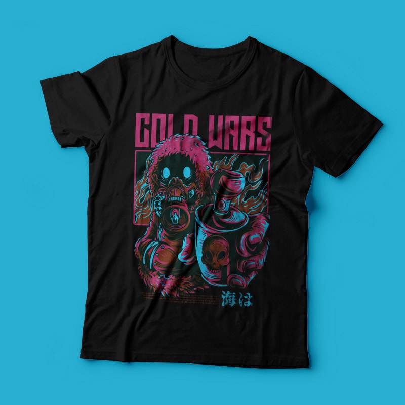 Cold Wars T-Shirt Design vector t shirt design