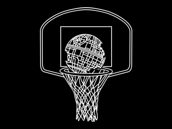 Death Basketball vector t shirt design for download