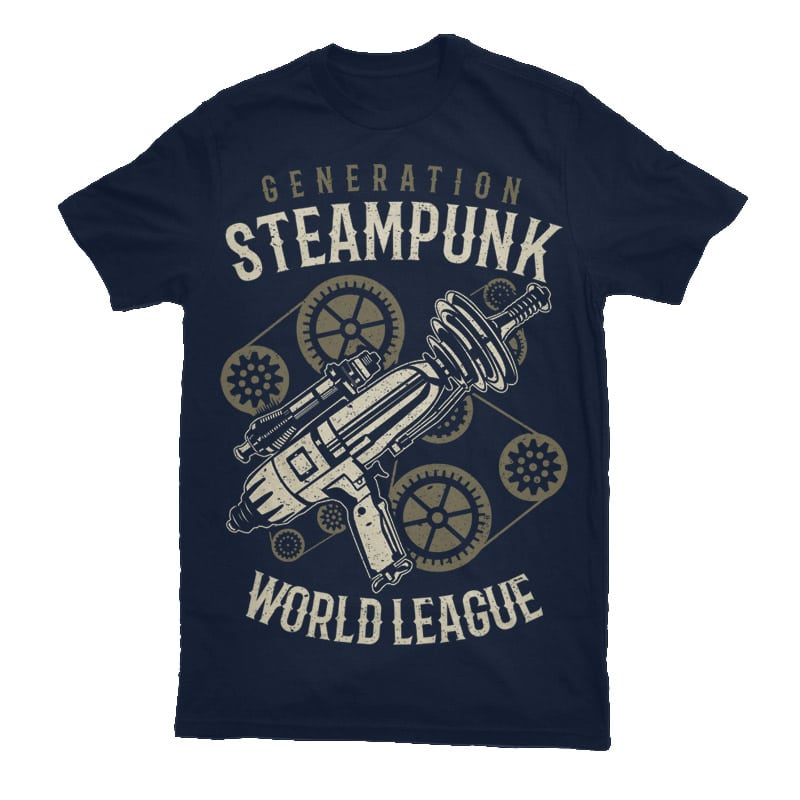 Generation Steampunk Vector t-shirt design tshirt-factory.com