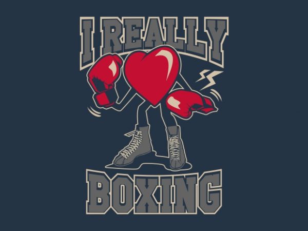 I really love boxing buy t shirt design for commercial use I really love boxing buy t shirt design for commercial use