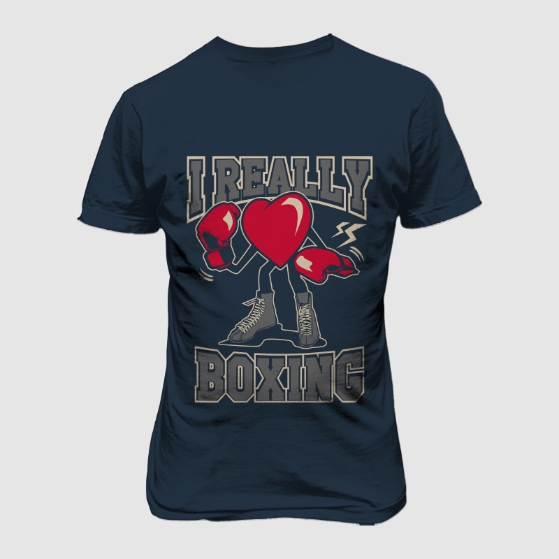 I Really Love Boxing buy tshirt design