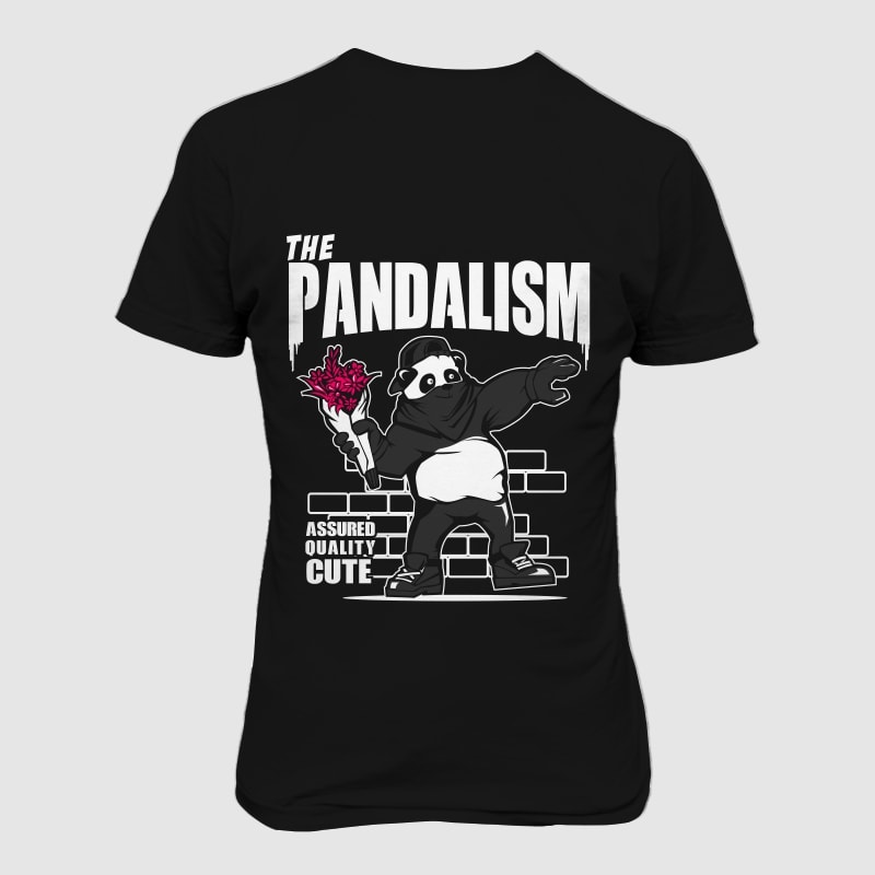 PANDALISM t shirt designs for printify