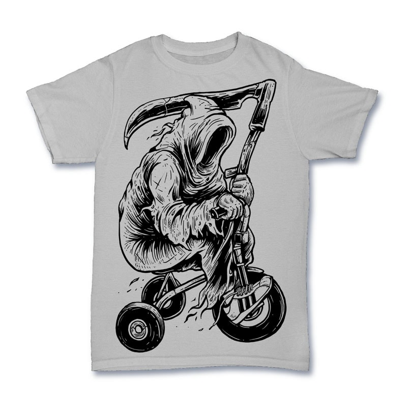 Reaper Bike Tshirt Design tshirt-factory.com