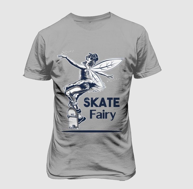 Skate Fairy t shirt designs for teespring