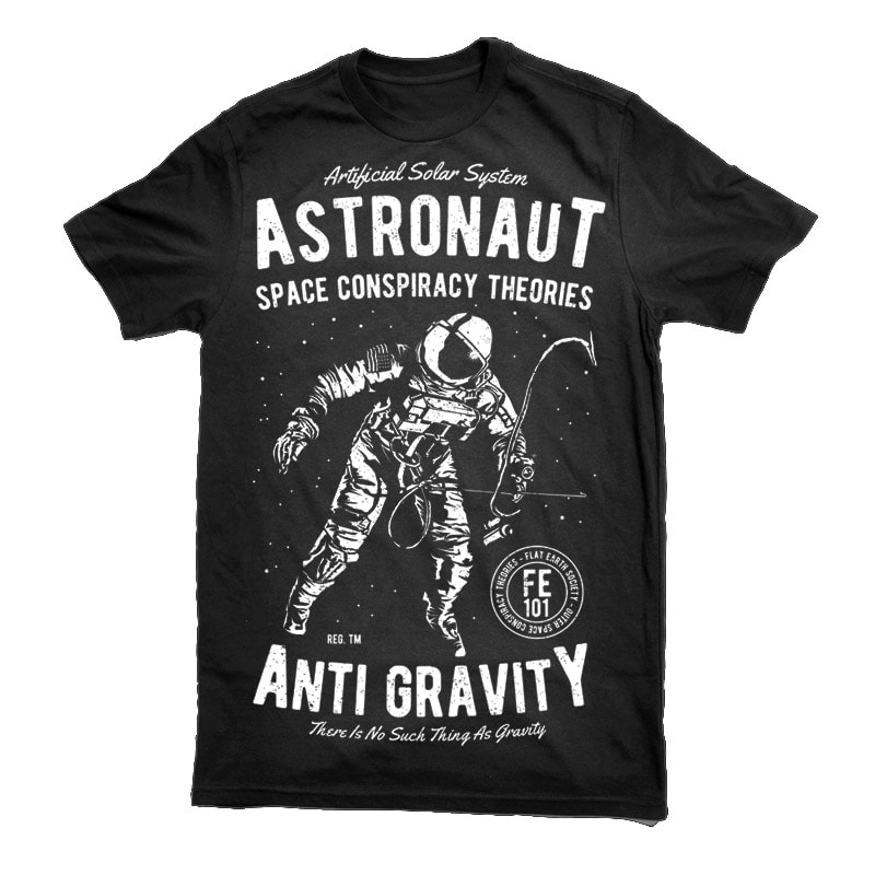 Space Conspiracy Theories Vector t-shirt design vector t shirt design
