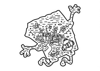 The Bottom of The Sea t shirt design png