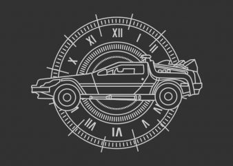 The Future Is Now print ready vector t shirt design