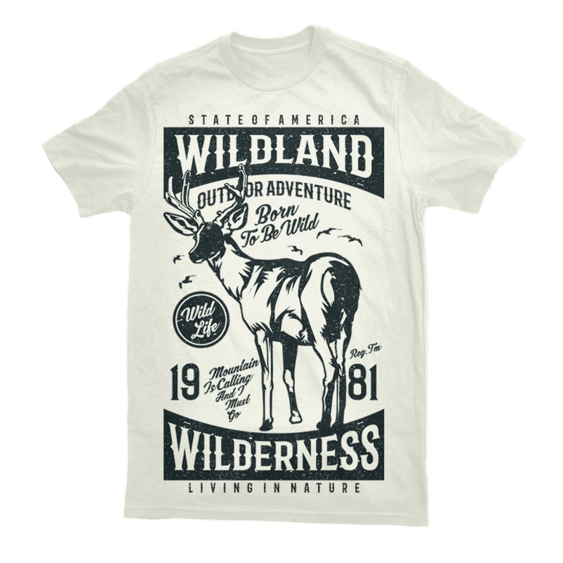 Wild Land Vector t-shirt design t shirt design png