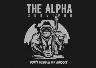 Alpha Survivor buy t shirt design
