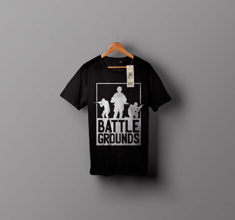 Battlegrounds Army vector t shirt design