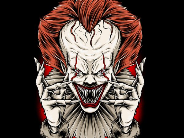 Clowns t-shirt design for sale