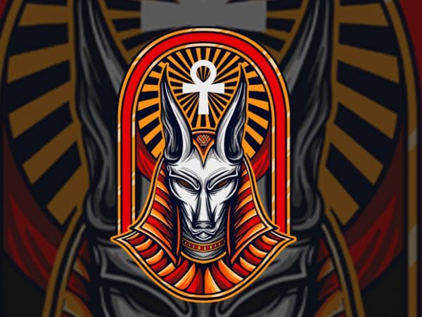 Anubis t-shirt design