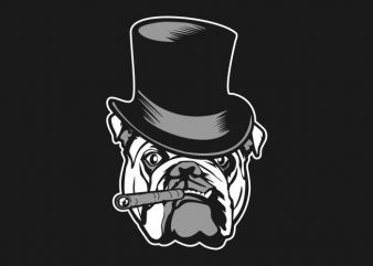 detective bulldog t shirt design to buy