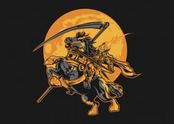 halloween knight vector t shirt design for download