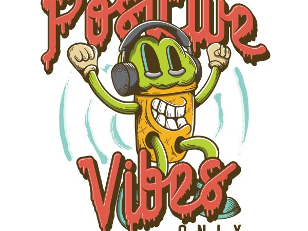 Positive vibes only. vector t-shirt design