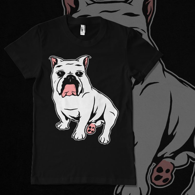 dog t-shirt designs for merch by amazon