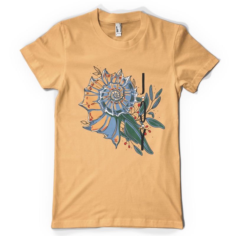 Joy vector t shirt design