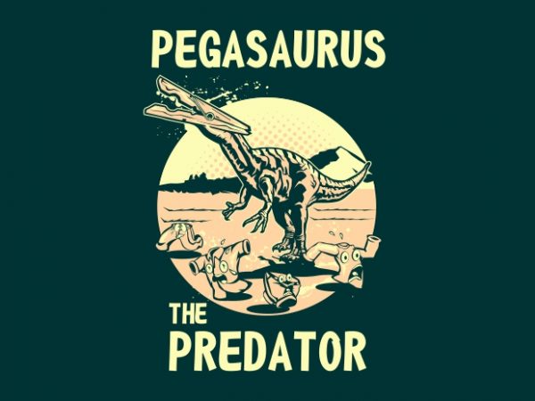 Pegasaurus t shirt design png Pegasaurus t shirt design png