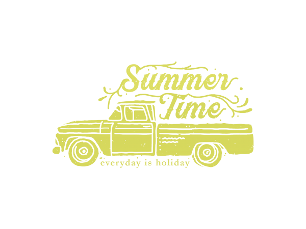 Summer time buy t shirt design