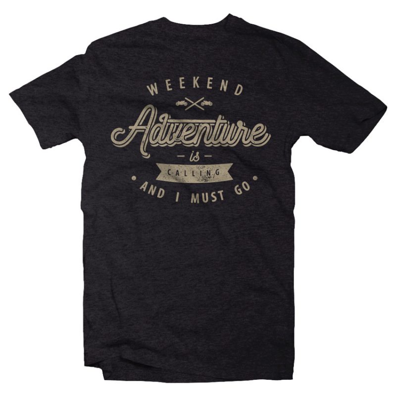 weekend adventure vector t shirt design