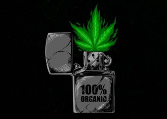 weed torch Graphic t-shirt design