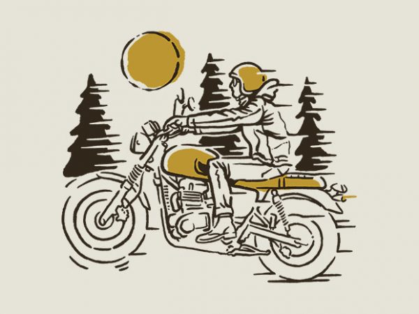 Classic biker shirt design png Classic biker shirt design png