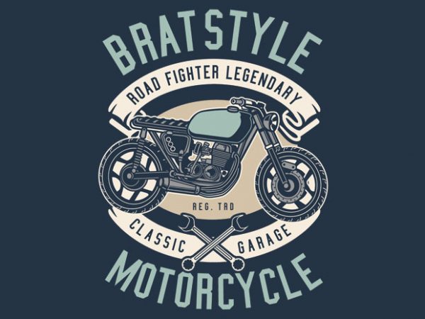 Brat style tshirt design