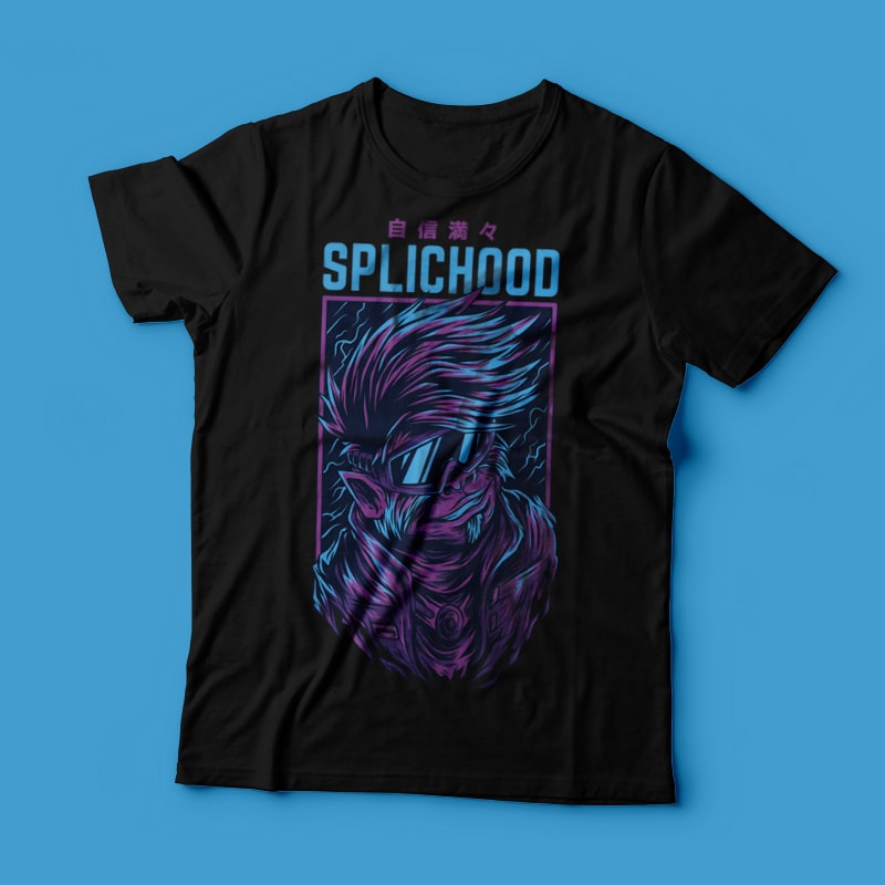 Splichood Remastered T-Shirt Design t shirt design graphic
