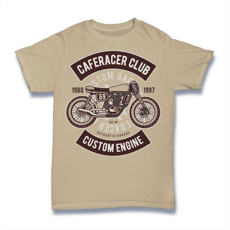 Caferacer Club tshirt-factory.com