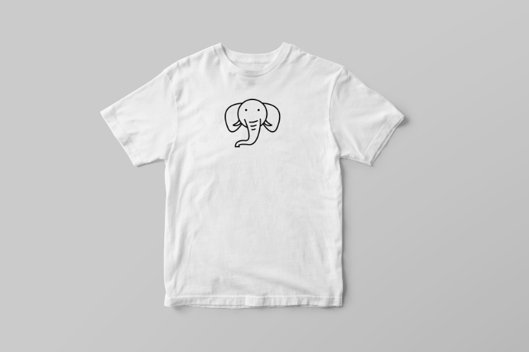 Cute little elephant tattoo vector t shirt design buy t shirt designs artwork
