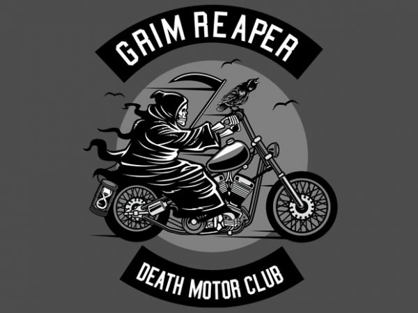 Death Motorcycle Club t shirt design png