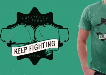 boxing or gym tshirt design