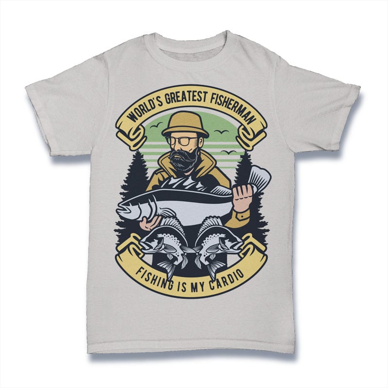Fisherman tshirt designs for merch by amazon